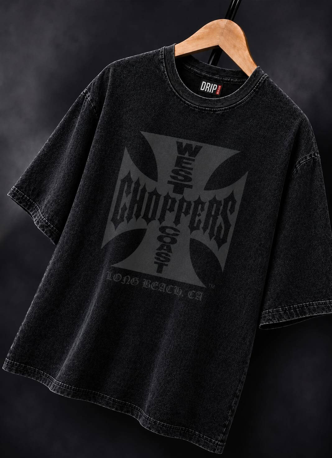 WEST CHOPPERS ACID WASHED T-SHIRT