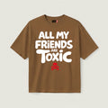 C- TOXIC FRIENDS OVERSIZED T-SHIRT
