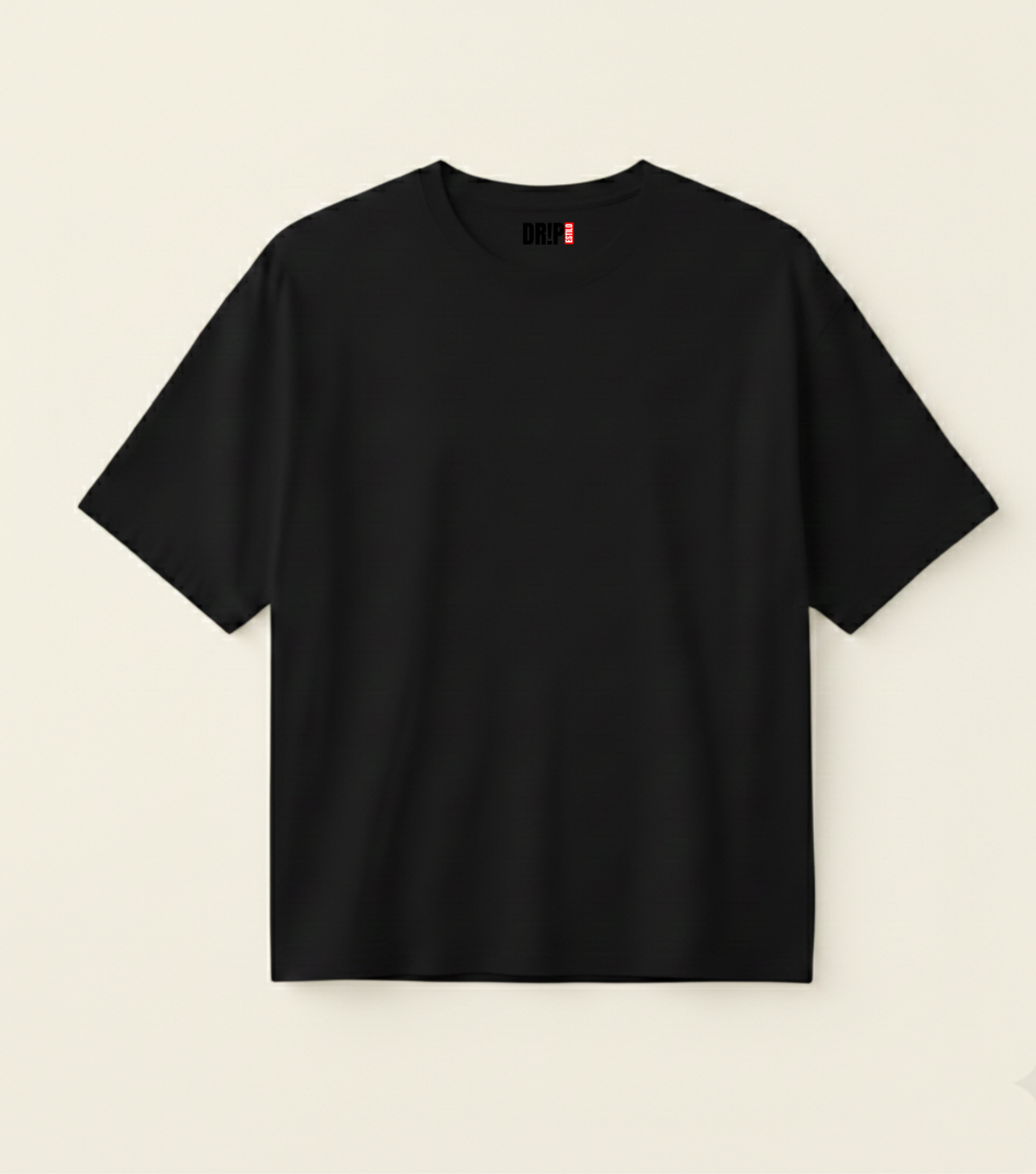 OVERSIZED BLACK TEE
