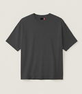 OVERSIZED CHARCOAL GREY TEE