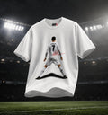 CRISTIANO RONALDO CR7 OVERSIZED WHITE T-SHIRT