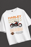 HARLEY-DAVIDSON SOFTAIL OVERSIZED WHITE TEE
