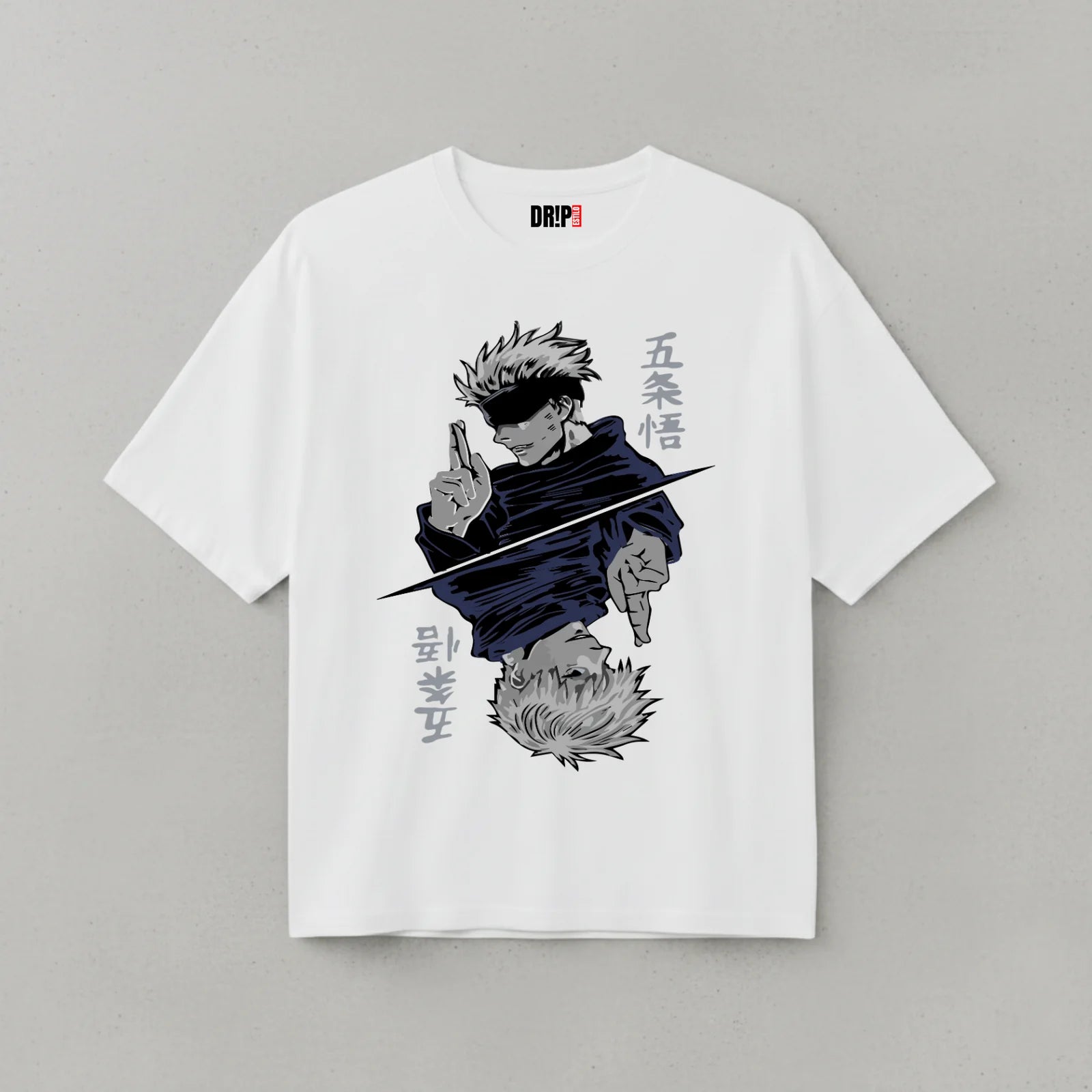 C- JUJUTSU KAISEN OVERSIZED WHITE TEE