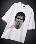 MESSI WORLD CHAMPION OVERSIZED WHITE T-SHIRT