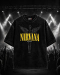 NIRWANA ACID WASHED T-SHIRT