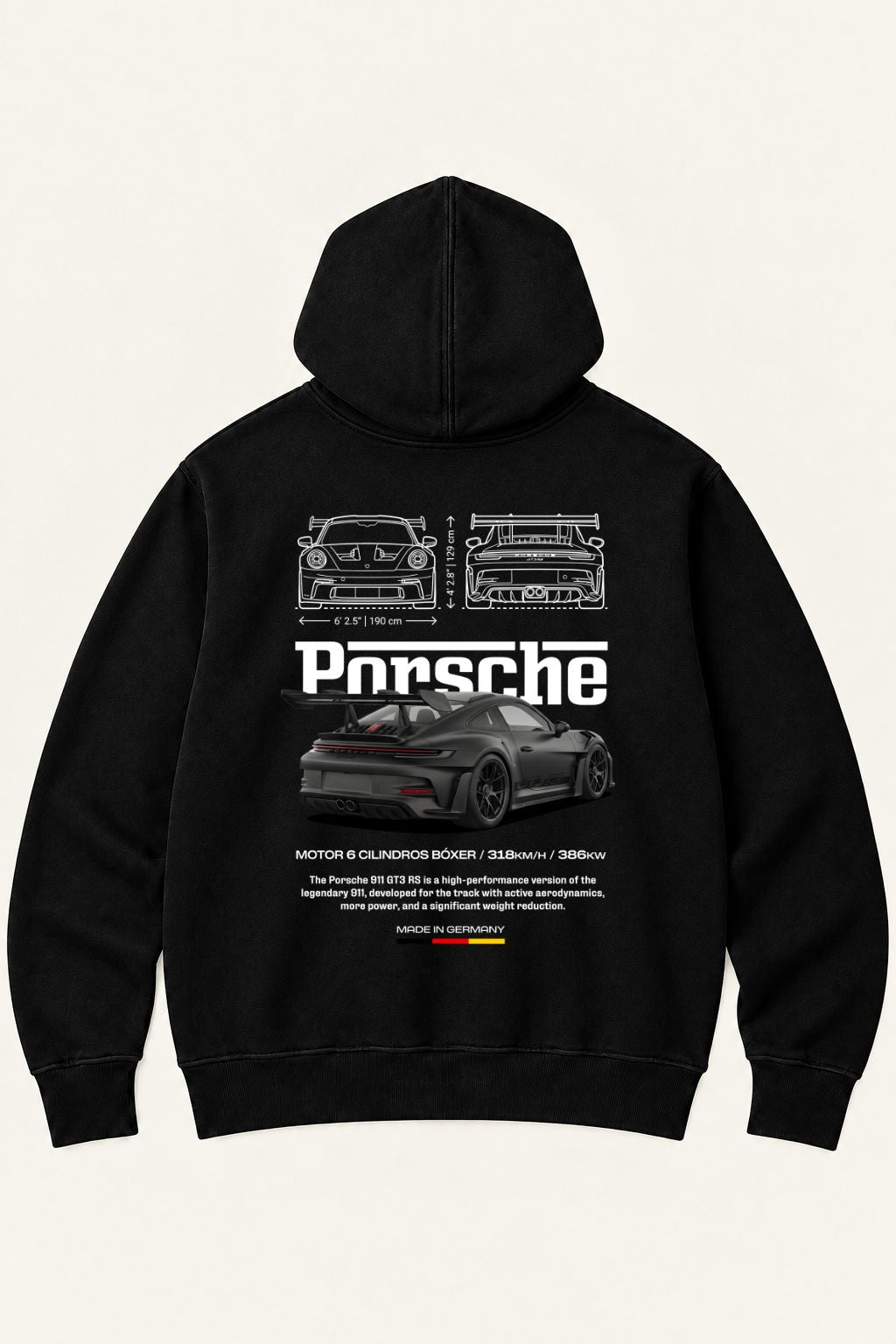 PORSCHE 911 OVERSIZED HOODIE