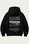 PORSCHE 911 OVERSIZED ZIPPER HOODIE