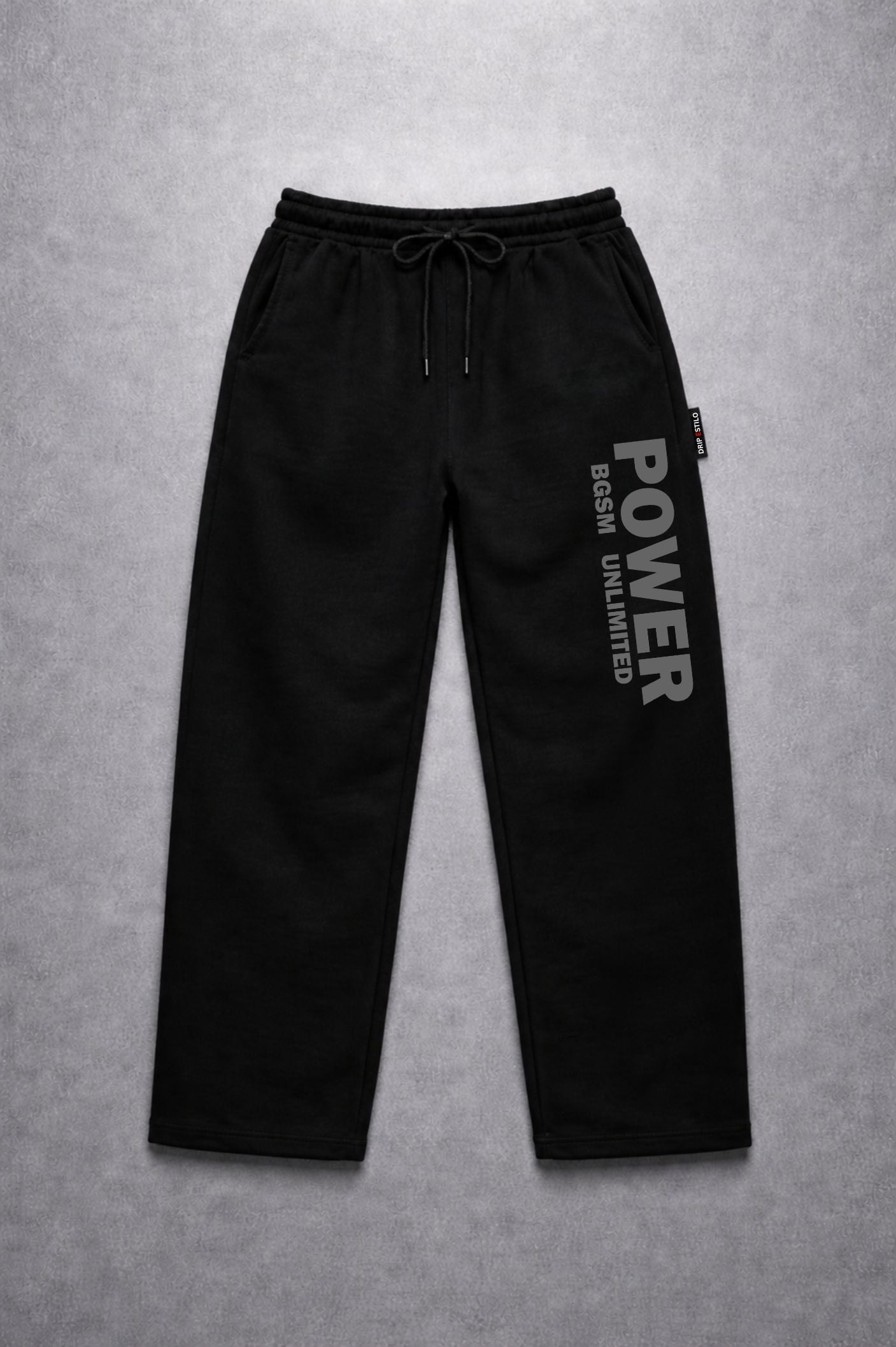 POWER BLACK LOOSE FIT TROUSER