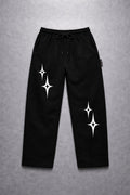 STARLIGHT BLACK LOOSE FIT TROUSER