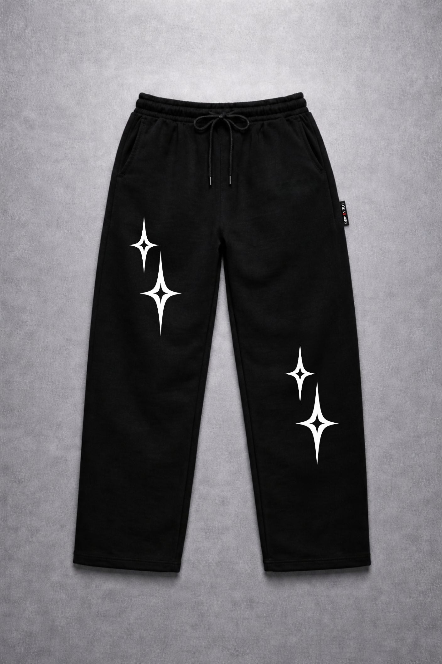 STARLIGHT BLACK LOOSE FIT TROUSER