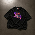 GTA WANTED OVERSIZED BLACK TEE