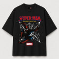 SPIDERMAN BND OVERSIZED BLACK TEE