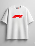 FORMULA 1 OVERSIZED WHITE TEE