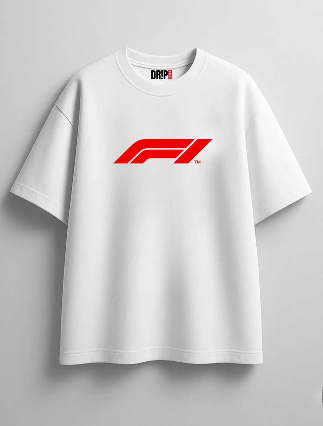 FORMULA 1 OVERSIZED WHITE TEE