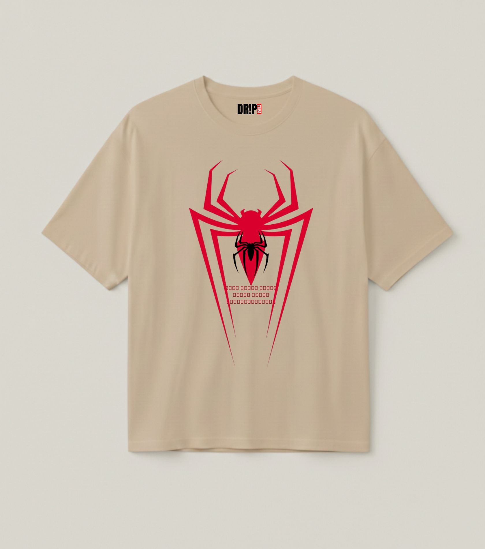 SPIDER ICON OVERSIZED SKIN TEE