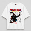 SPIDERMAN BND OVERSIZED WHITE TEE