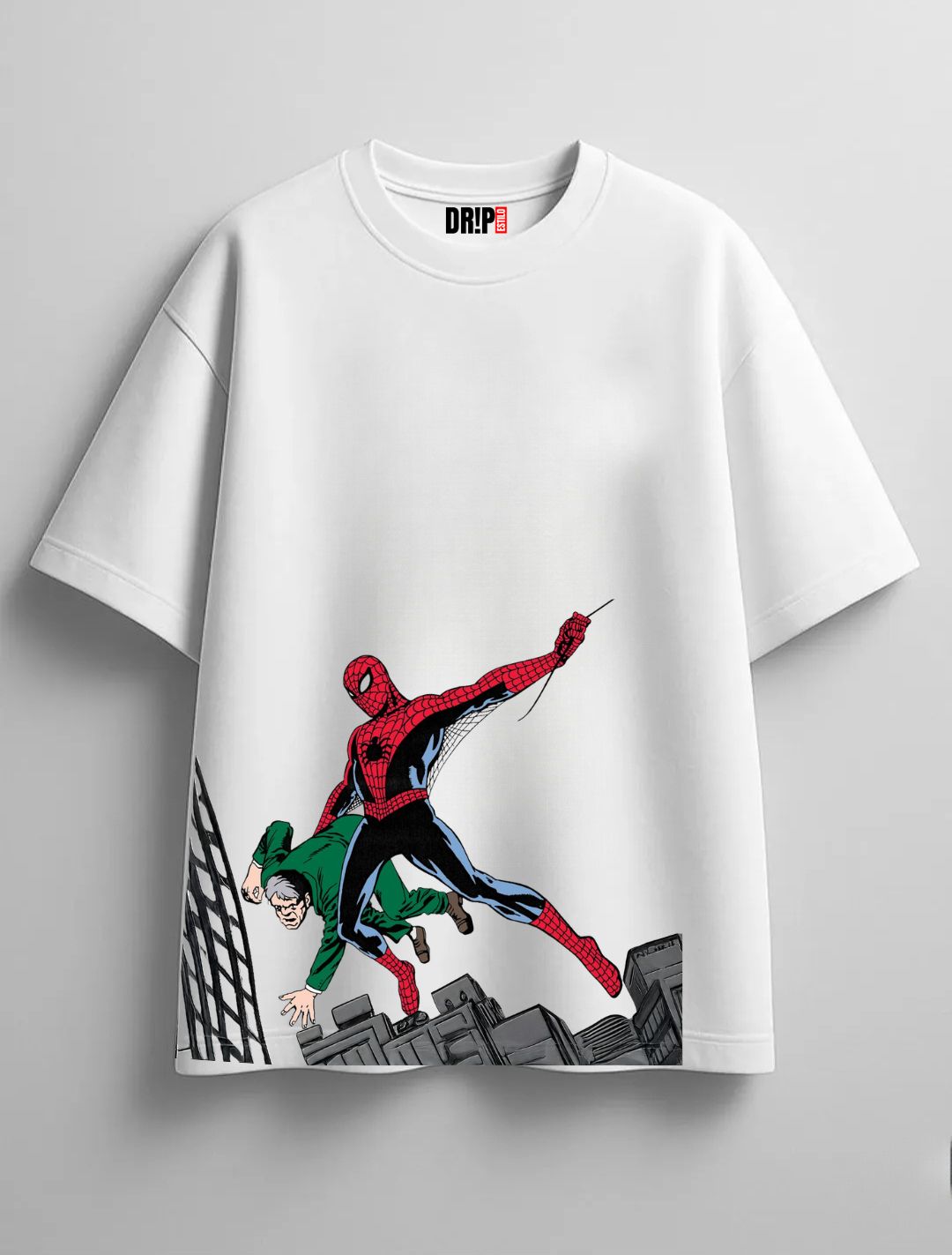 FRIENDLY NEIGHBORHOOD LIMITED EDITION OVERSIZED WHITE TEE