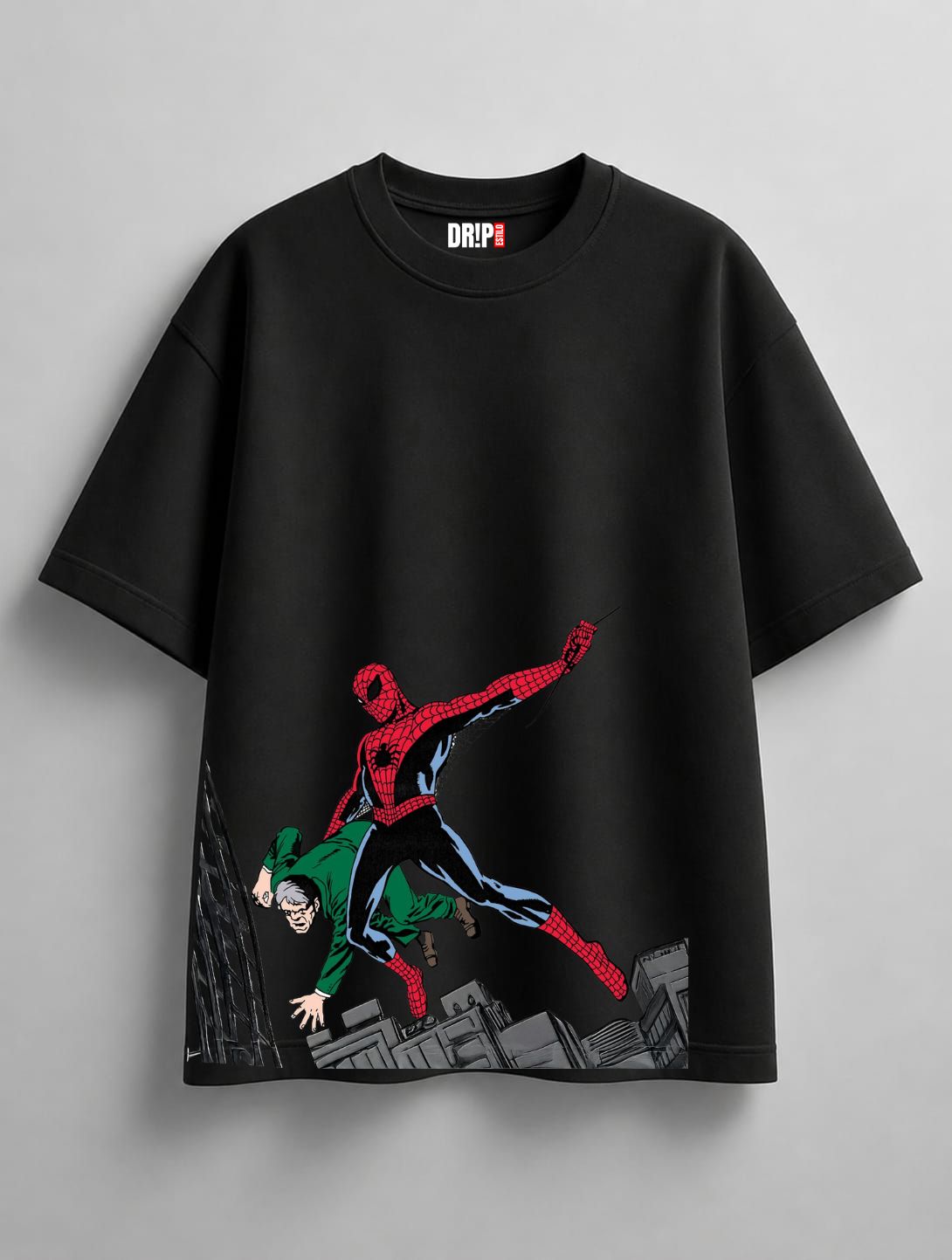 FRIENDLY NEIGHBORHOOD LIMITED EDITION OVERSIZED BLACK TEE
