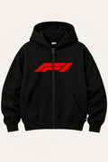 FORMULA 1 OVERSIZED ZIPPER HOODIE