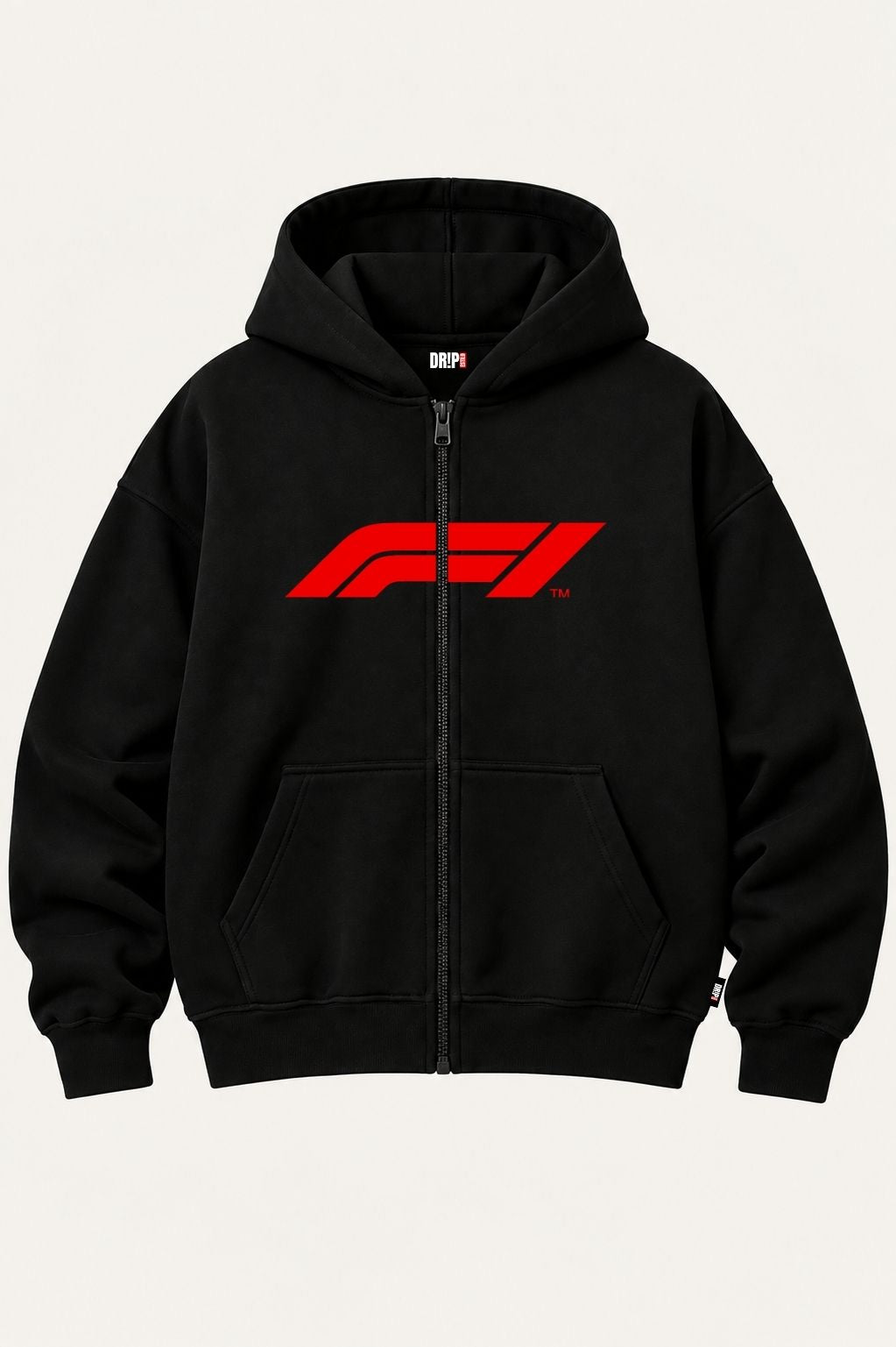 FORMULA 1 OVERSIZED ZIPPER HOODIE