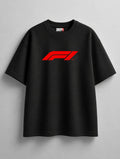 FORMULA 1 OVERSIZED BLACK TEE