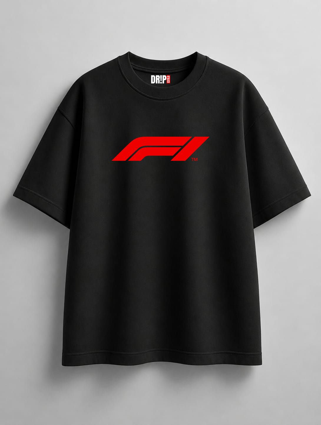 FORMULA 1 OVERSIZED BLACK TEE
