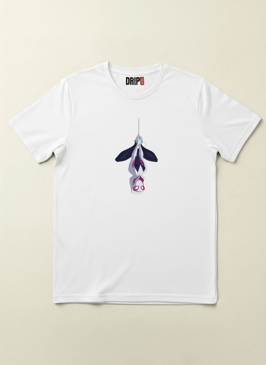 SPIDER-GIRL WEB ESSENTIAL WHITE T-SHIRT