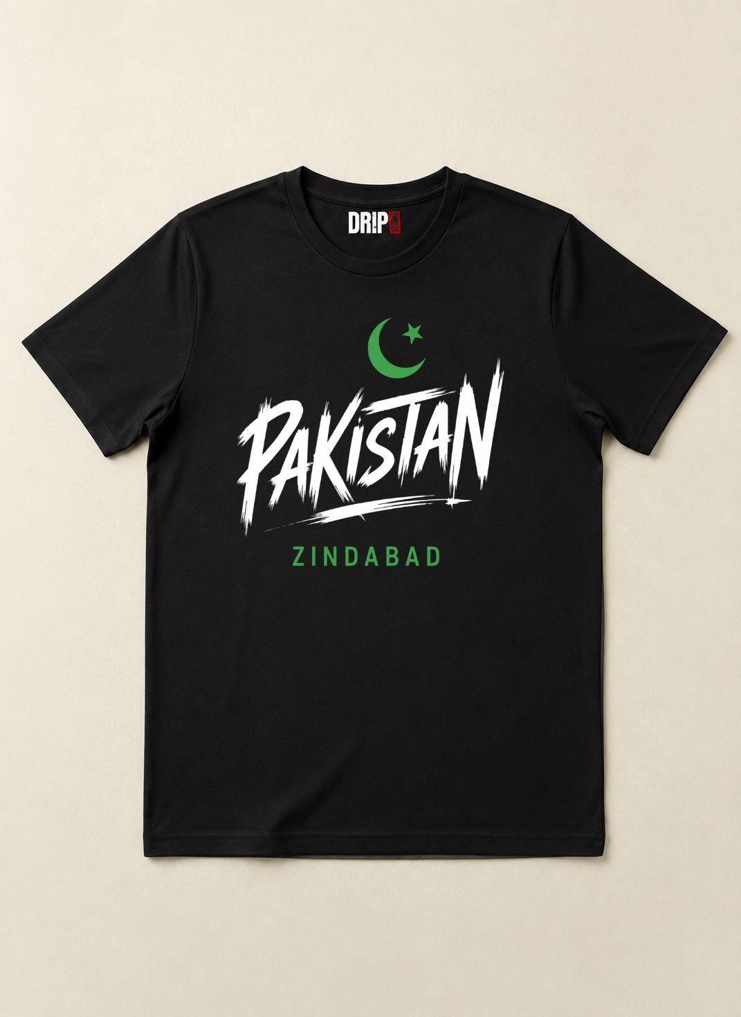 PAKISTAN PRIDE ESSENTIAL BLACK T-SHIRT