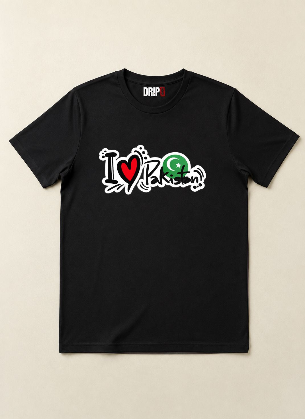 AZADI SPIRIT ESSENTIAL BLACK T-SHIRT