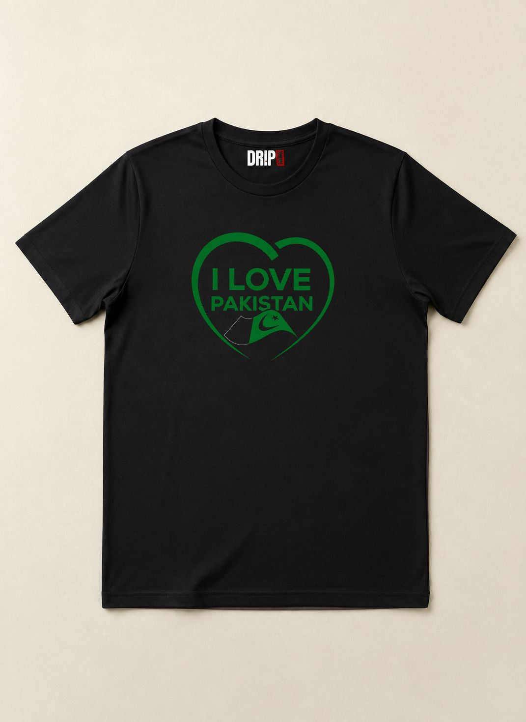 PAKISTAN FOREVER ESSENTIAL BLACK T-SHIRT