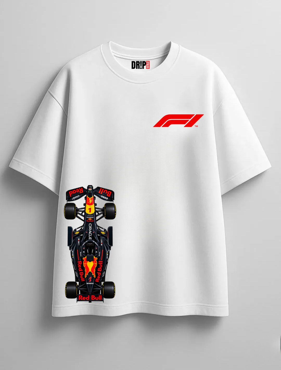 F1 GRAND PRIX OVERSIZED WHITE TEE