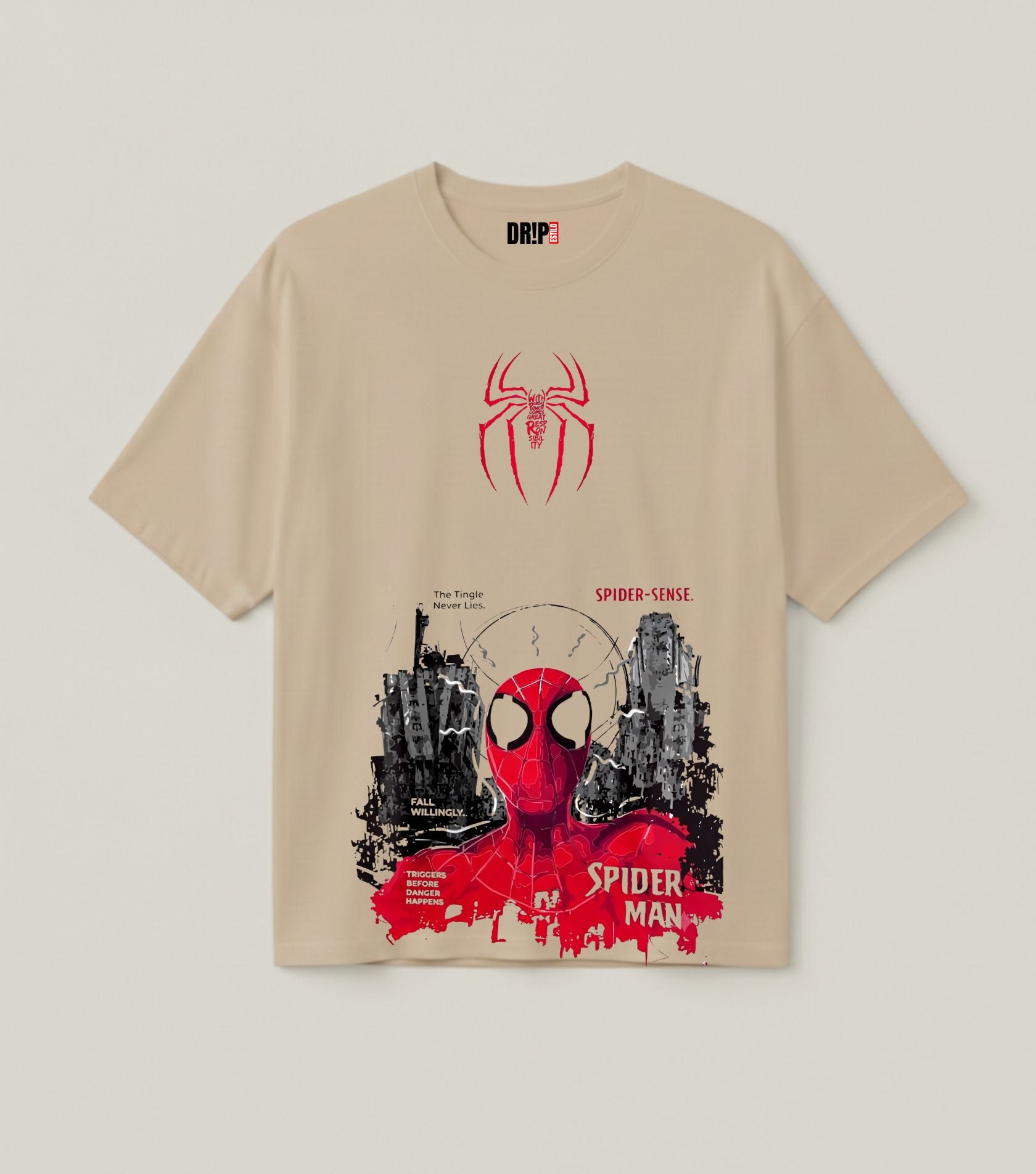 SPIDER-MAN WALL CRAWLER OVERSIZED SKIN TEE