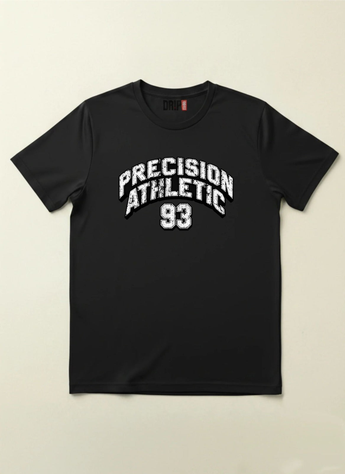 PRECISION ATHLETIC REGULAR FIT BLACK GRAPHIC T-SHIRT