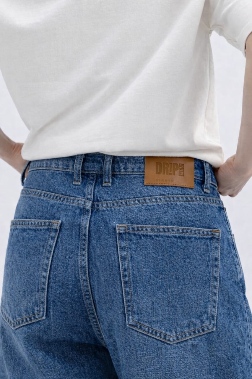 DRIP BAGGY DENIM FOR WOMEN