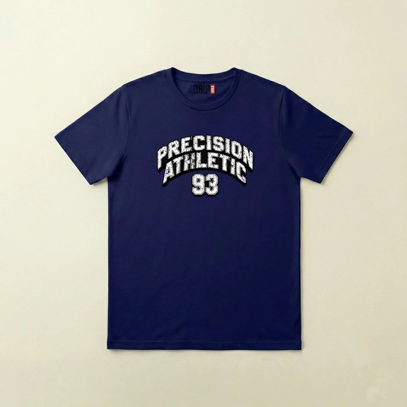 PRECISION ATHLETIC REGULAR FIT NAVY BLUE GRAPHIC T-SHIRT