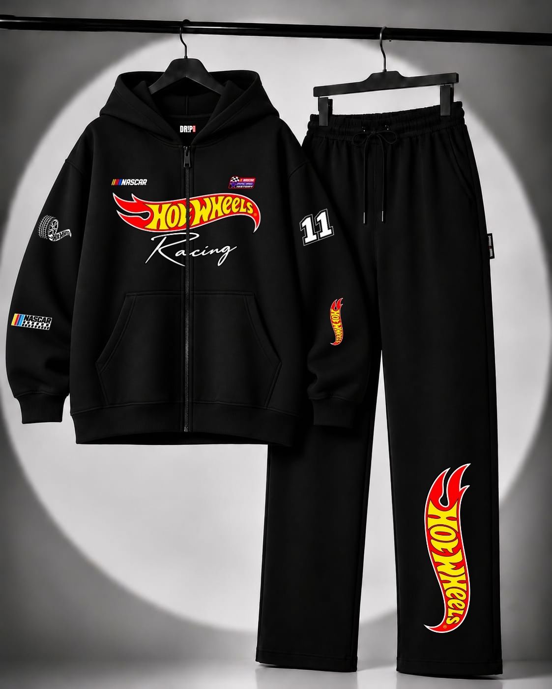 HOTWHEELS (WINTER) ZIPPER HOODIE TRACKSUIT